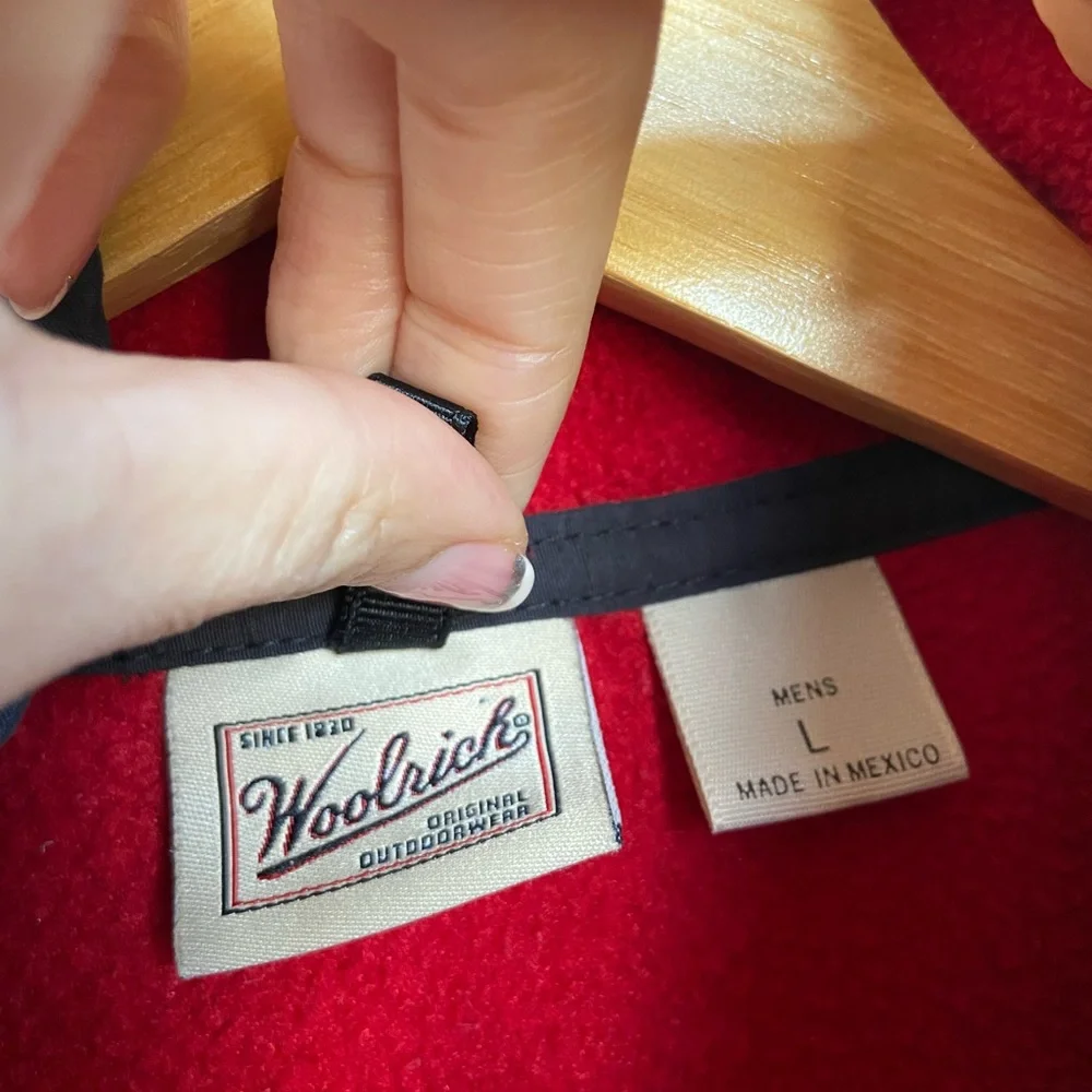 Woolrich Polartec Snap Pullover Fleece Sweater - Picture 12 of 12